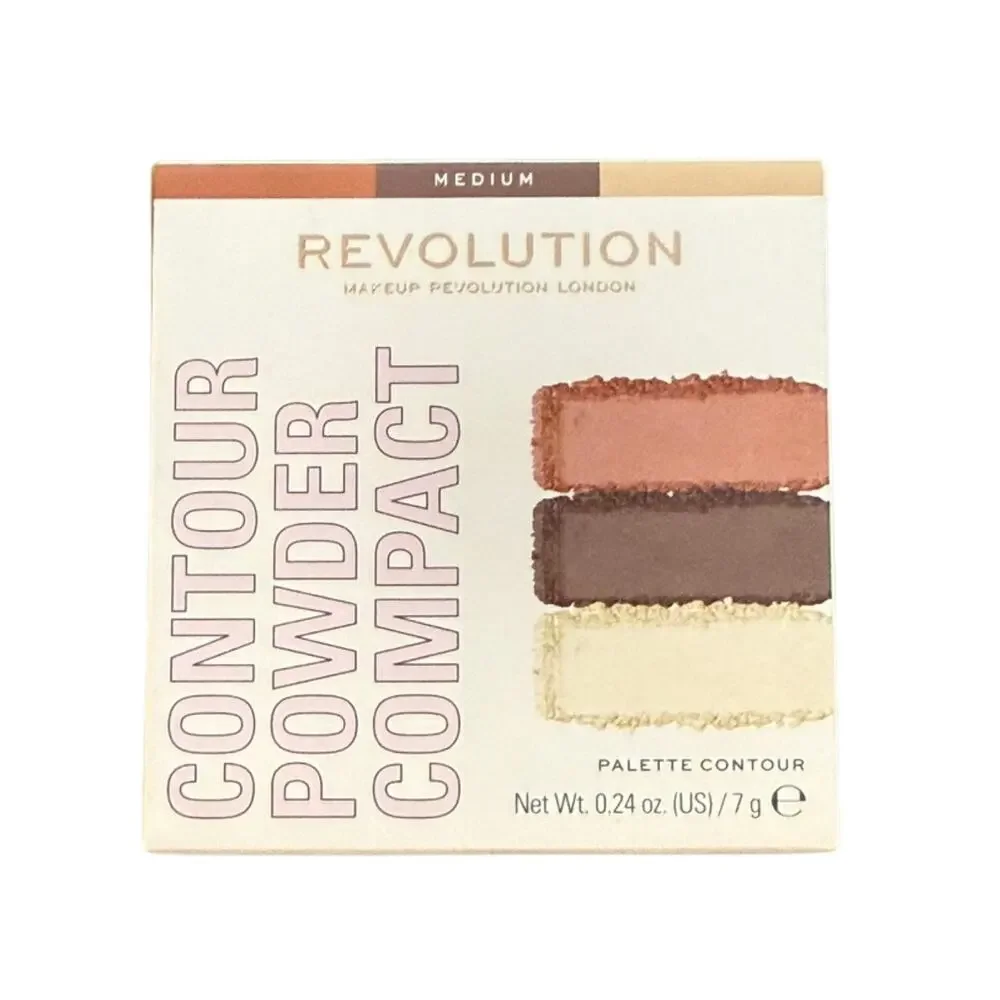 Makeup Revolution Contour Kit Powder Compact – Shade Medium NEW in box